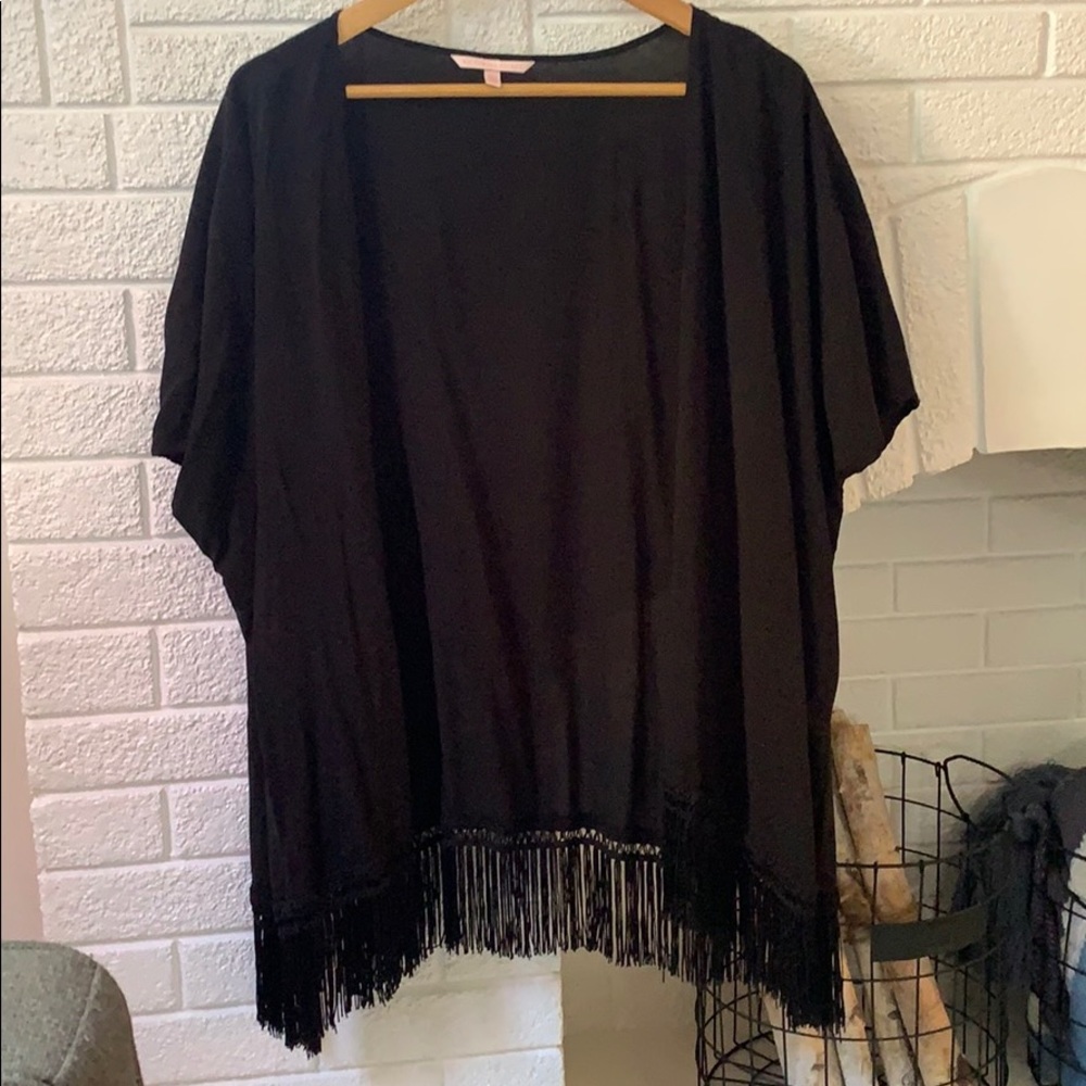 Black swimsuit cover up Victoria’s Secret XS